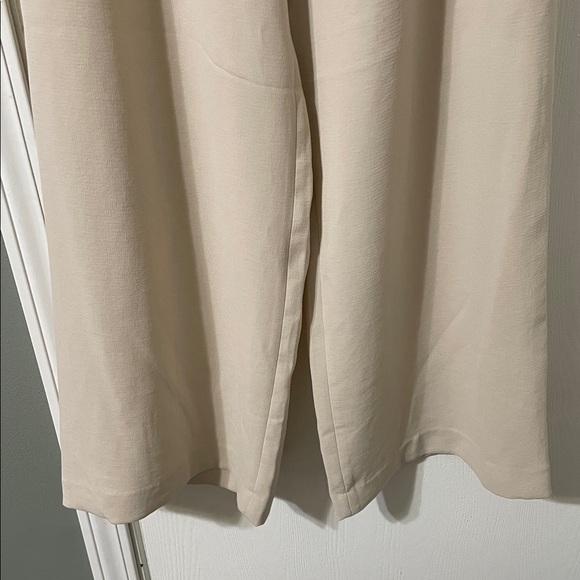Express NWT Wide Leg Trouser High Rise Cream Pants Size 2 - Picture 12 of 16